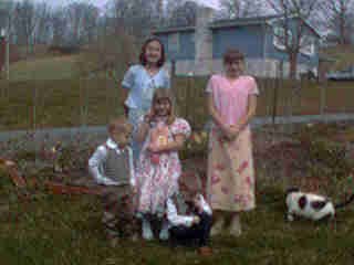 Easter Sunday,  April 4, 1999  --- Look Ma, No Snow!