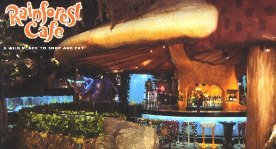 Rainforest Cafe,  Grapevine Mills,  Grapevine Texas